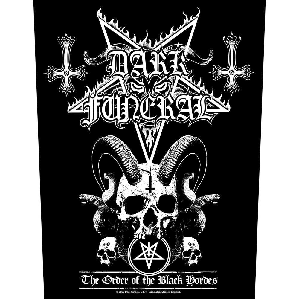 Dark Funeral - Order Of The Black Hordes Patch arrière - Noir
